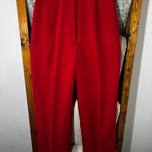Ralph Lauren Red Tailored Trousers